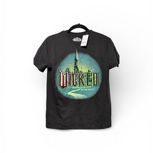 NWT Hybrid Apparel Black Wicked Graphic Tee
